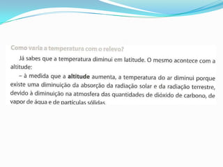 Geografia: meio natural