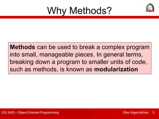 Methods in c# (1) | PPT