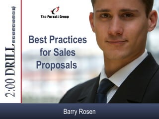 Best Practices for Sales Proposals   Barry Rosen 