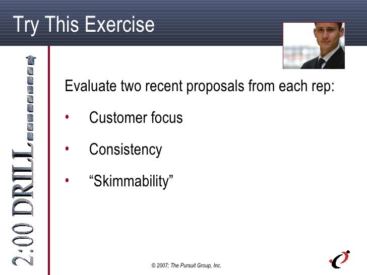 2 Minute Drill: Best Practices for Sales Proposals 2 Minute Drill: Best Practices for Sales Proposals