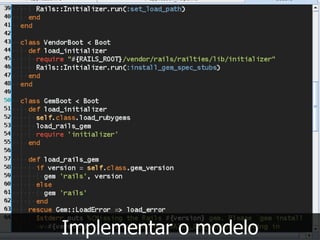 Implementar o modelo
 