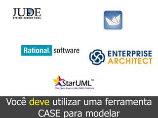 Você deve utilizar uma ferramenta
       CASE para modelar
 