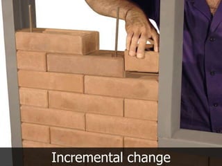Incremental change
 