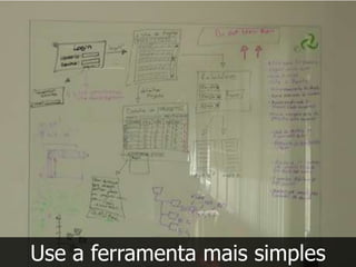 Use a ferramenta mais simples
 