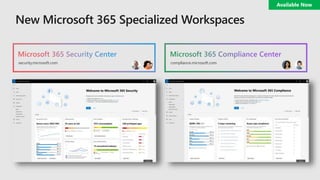 security.microsoft.com compliance.microsoft.com
 
