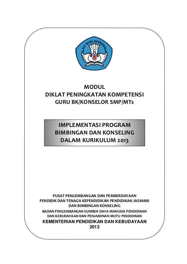 Modul Implementasi Program Bimbingan dan Konseling dalam Kurikulum 20…