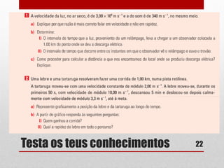 Testa os teus conhecimentos 22
 