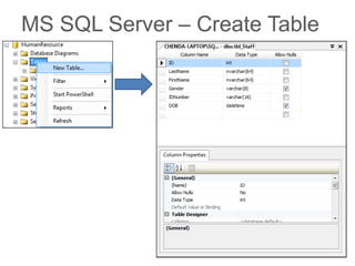 Chapter 2: Ms SQL Server | PPT
