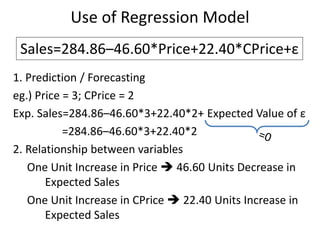 Multiple Regression Analysis | PPTX