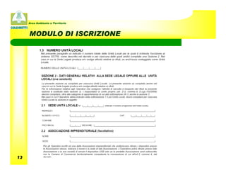 Area Ambiente e Territorio



     MODULO DI ISCRIZIONE




13
 