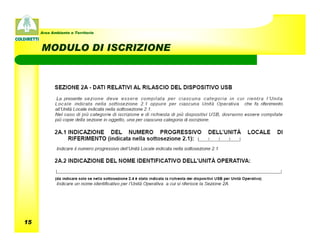 Area Ambiente e Territorio



     MODULO DI ISCRIZIONE




15
 