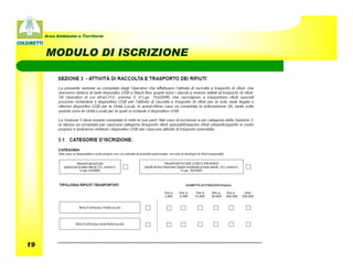 Area Ambiente e Territorio



     MODULO DI ISCRIZIONE




19
 