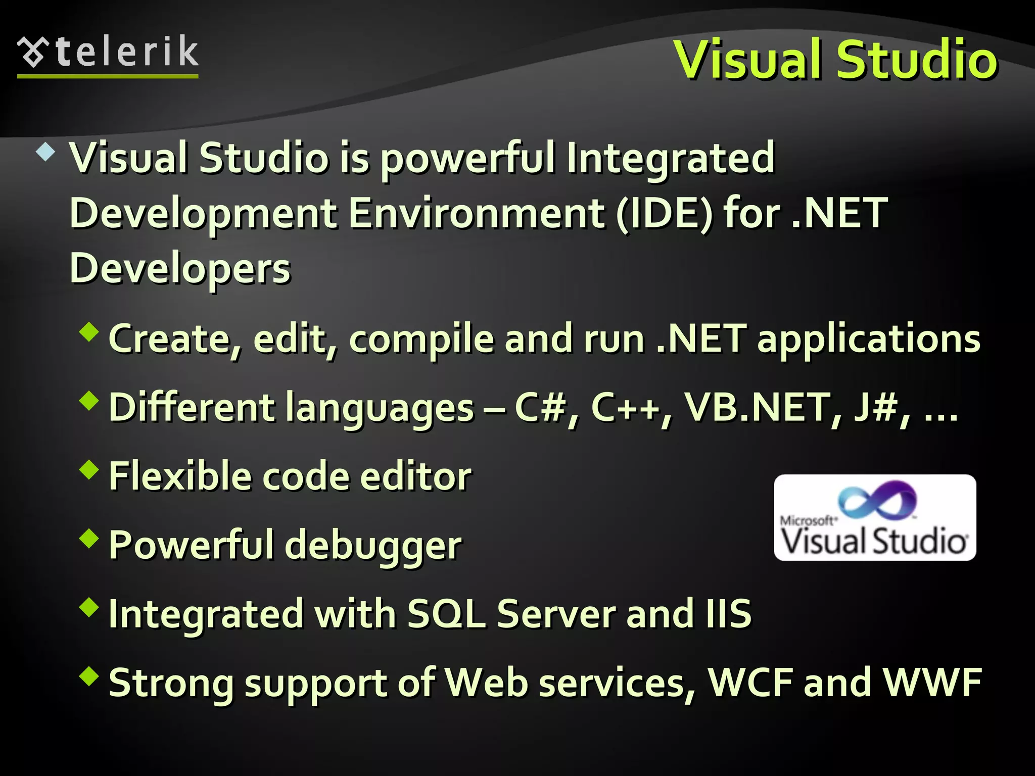 .NET Framework Overview | PPT | Operating Systems | Computer Software ...