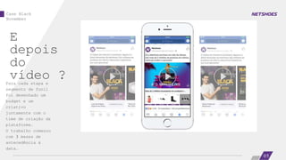 E
depois
do
vídeo ?Para cada etapa e
segmento de funil
foi desenhado um
budget e um
criativo
juntamente com o
time de criação da
plataforma.
O trabalho começou
com 3 meses de
antecedência à
data.
Case Black
November
05
 