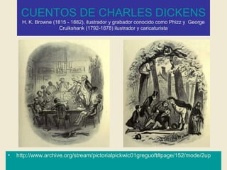 CUENTOS DE CHARLES DICKENS
H. K. Browne (1815 - 1882), ilustrador y grabador conocido como Phizz y George
Cruikshank (1792...