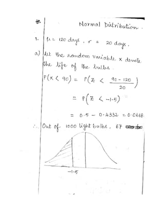 2 normal-distribution and sampling solutions