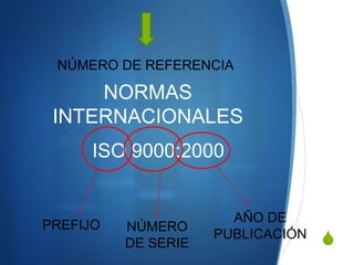 Datos Curiosos…. (Alcances)
 Entre las normas ISO más utilizadas se encuentran las
referentes a las medidas de papel (ISO 216, que contempla los
tamaños DIN-A4, DIN-A3, etc.), los nombres de lenguas (ISO
639), los sistemas de calidad (ISO 9000, 9001 y 9004), de
gestión medioambiental (ISO 14000), ISO/IEC 80000 para
signos y símbolos matemáticos y magnitudes del sistema
internacional de unidades, etcétera. Otras curiosas son la ISO
5775 para marcar los neumáticos y las llantas de bicicleta, ISO
9660 para sistemas de archivos de CD-ROM e ISO 7810 para
definir el estándar internacional de las tarjetas de identificación
electrónica tipo Visa.
 