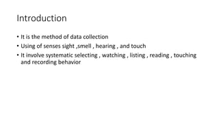 2-Observation.pptx ankit vijay bansode foundation | PPTX