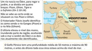 2 o diluvio e a geografia atual da terra -3 aula | PPTX