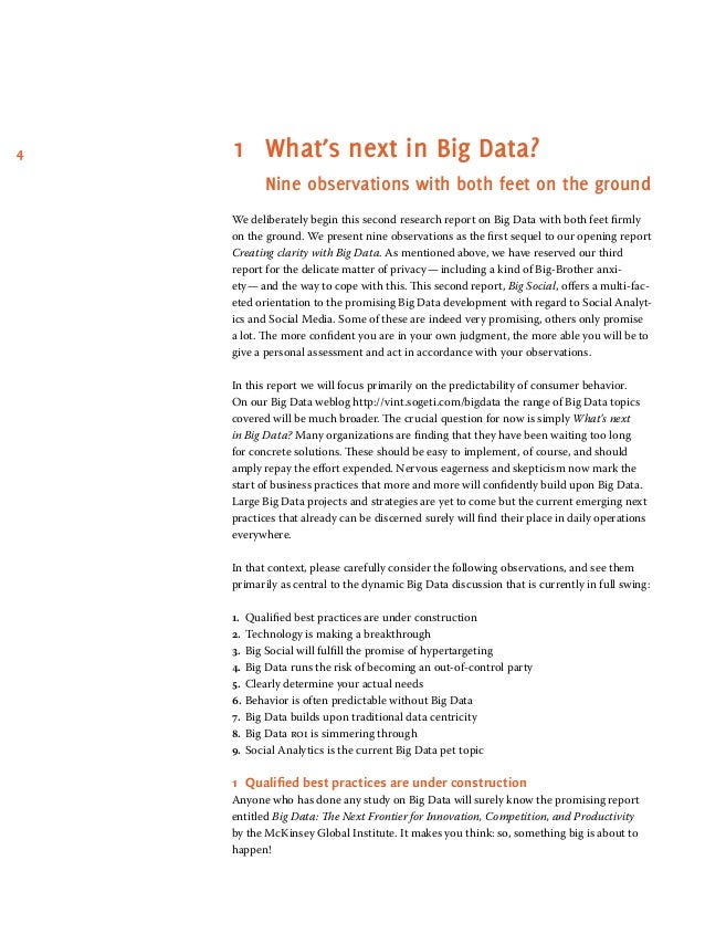 big social predicting behavior