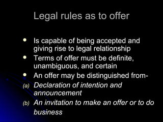2.offer and acceptance | PPT