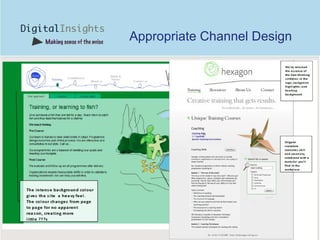 Appropriate Channel Design 