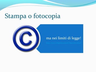 Esercitazione
Partiamo da una citazione
Cherilyn Dance and Elaine Farmer, Changing lives and changing minds:
the experiences of adoptive parents from application to approval,
"Adoption & Fostering", July 2014, 38: 101-114
abbiamo capito che si tratta di un articolo pubblicato sul periodico "Adoption and Fostering"
e che dobbiamo interrogare un OPAC
domanda
in che modo effettuiamo la ricerca?
risposta
dobbiamo cercare il titolo del periodico e verificare quale bibliotecadobbiamo cercare il titolo del periodico e verificare quale biblioteca
possiede l'annata 2014possiede l'annata 2014
 