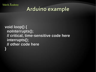 Arduino example
 