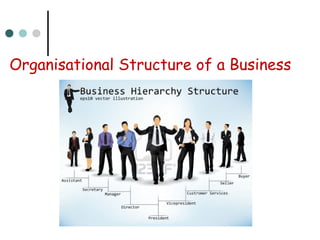 Organisational Structure of a Business
 