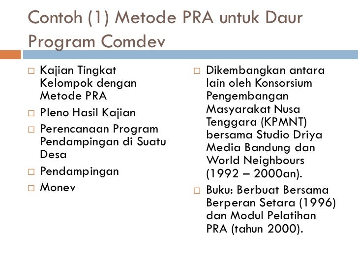 2 participatory rural appraisal-pengalaman di indonesia