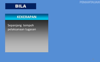 KEKERAPAN

Sepanjang tempoh
pelaksanaan tugasan




                      38
 