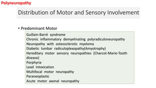 Polyneuropathy
 