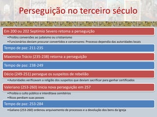 Perseguição no terceiro século