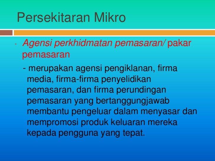 2 Persekitaran Pemasaran