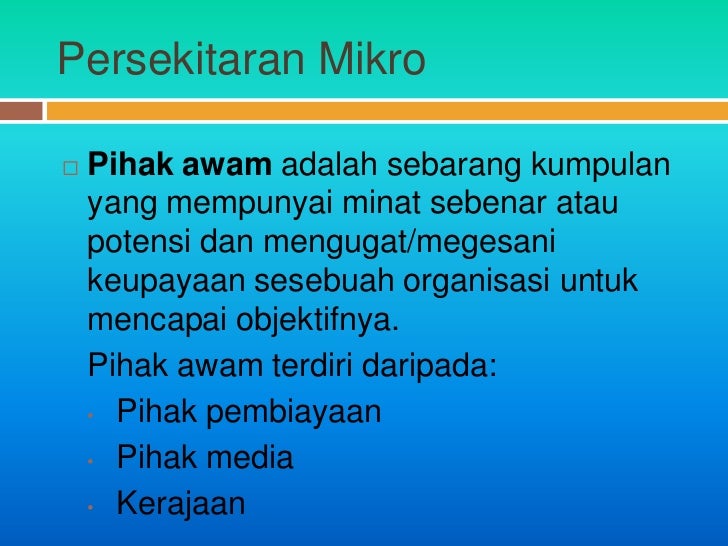 2 Persekitaran Pemasaran