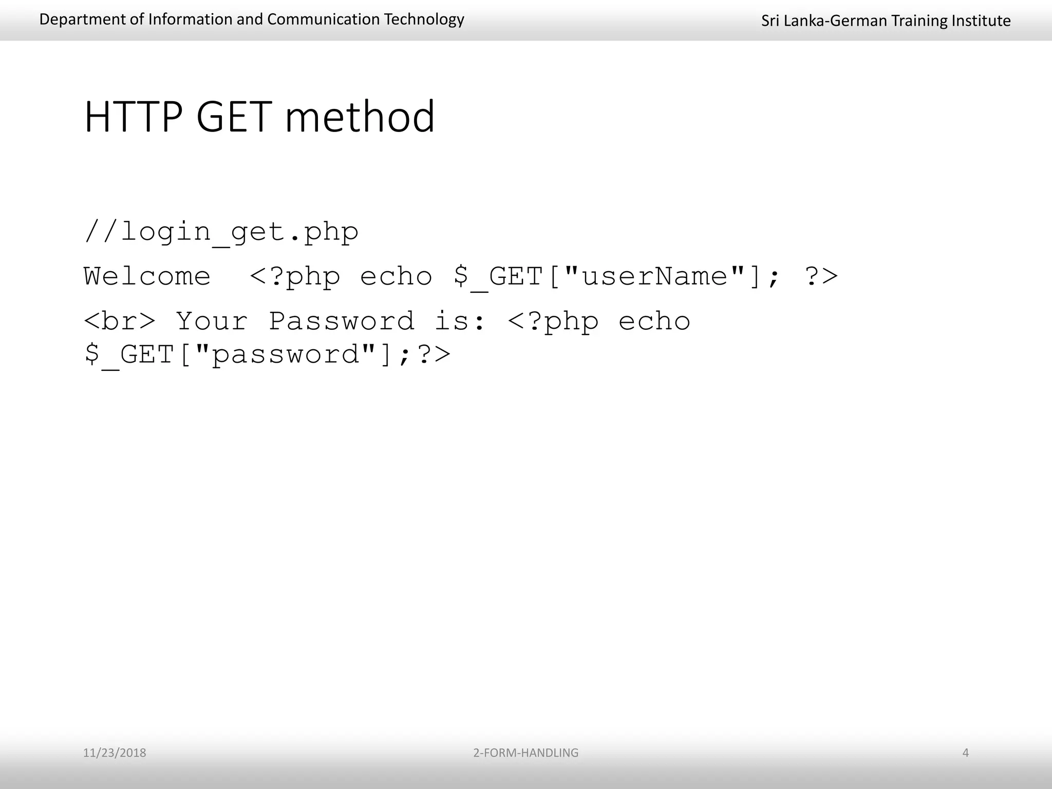PHP Form Handling | PPTX