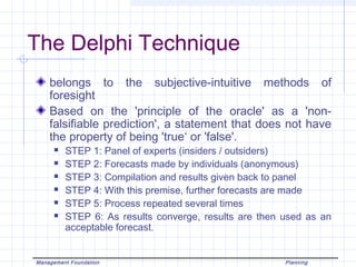 MGMT module 2 planning | PPT