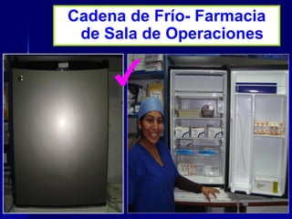 Cadena de Frío- Farmacia
de Sala de Operaciones
 