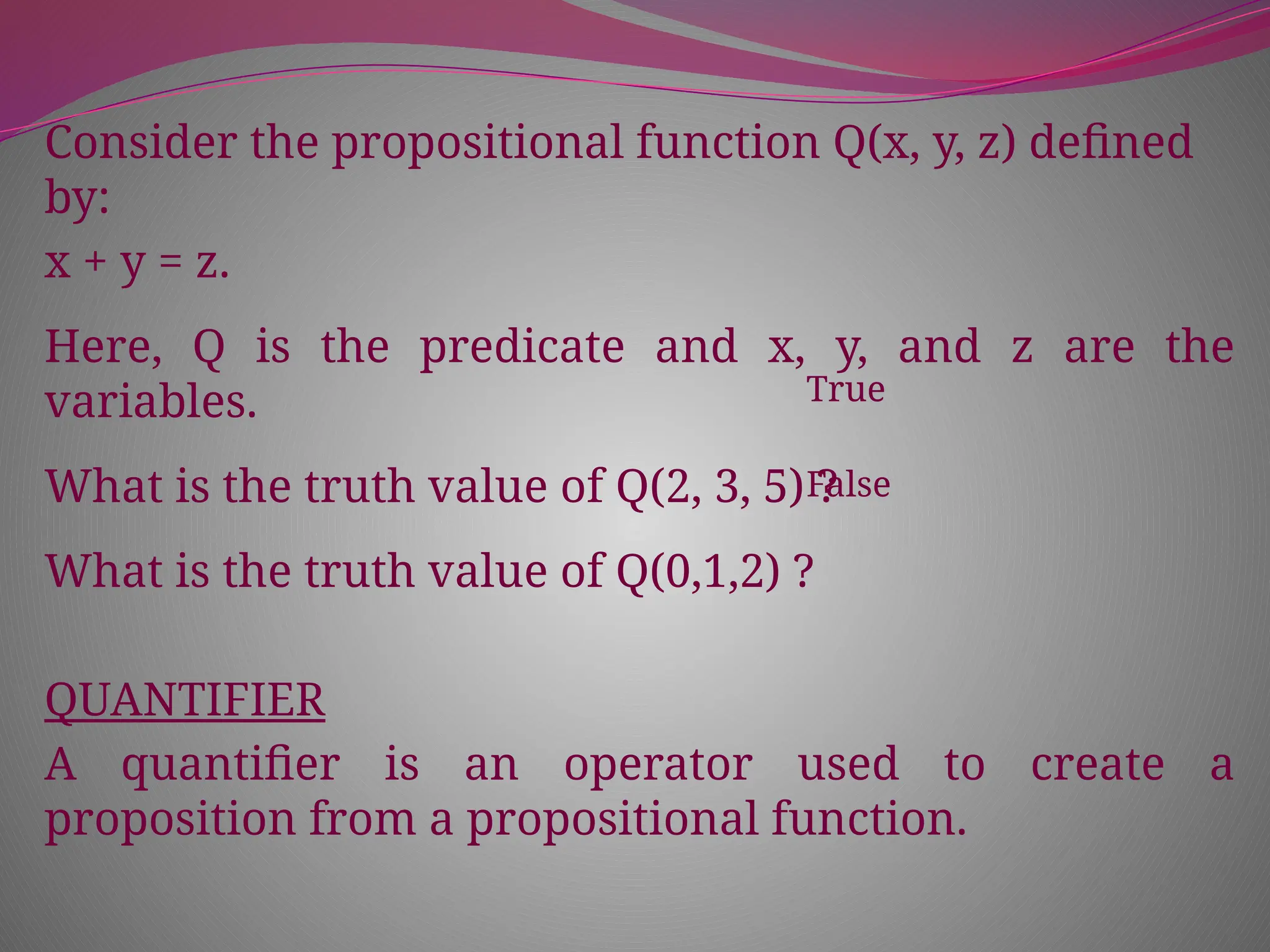 2-predicates and quantifiers from discrete structures | PPTX