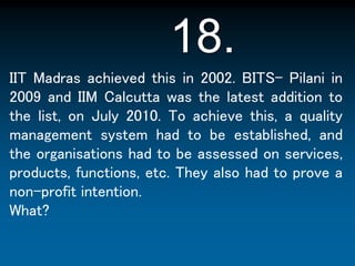 QBIT - Quiz Generalis Prelims | PPTX