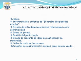 3. 4. ACTIVIDADES PREVISTAS11