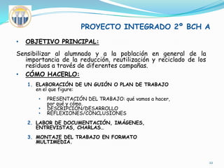 Diseño de concurso de ideas de reutilización de materiales.