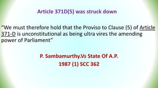 Article 371 C.pdf 2- Presentation - Judicial Review of Administrative Action in India.pdf