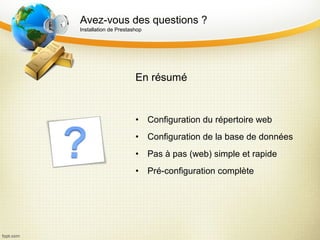 2. Prestashop - Installation