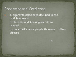 previewing and predicting | PPT