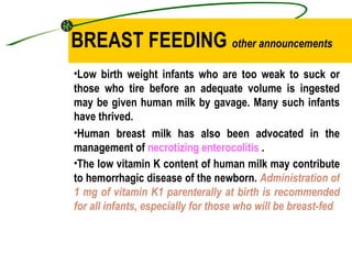 BREAST FEEDING  other announcements   ,[object Object],[object Object],[object Object]