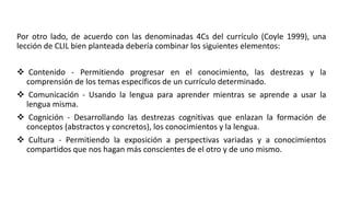 2 principios y aspectos básicos del aicle -clil | PPTX