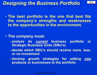Principles of marketing strategic planning | PPT