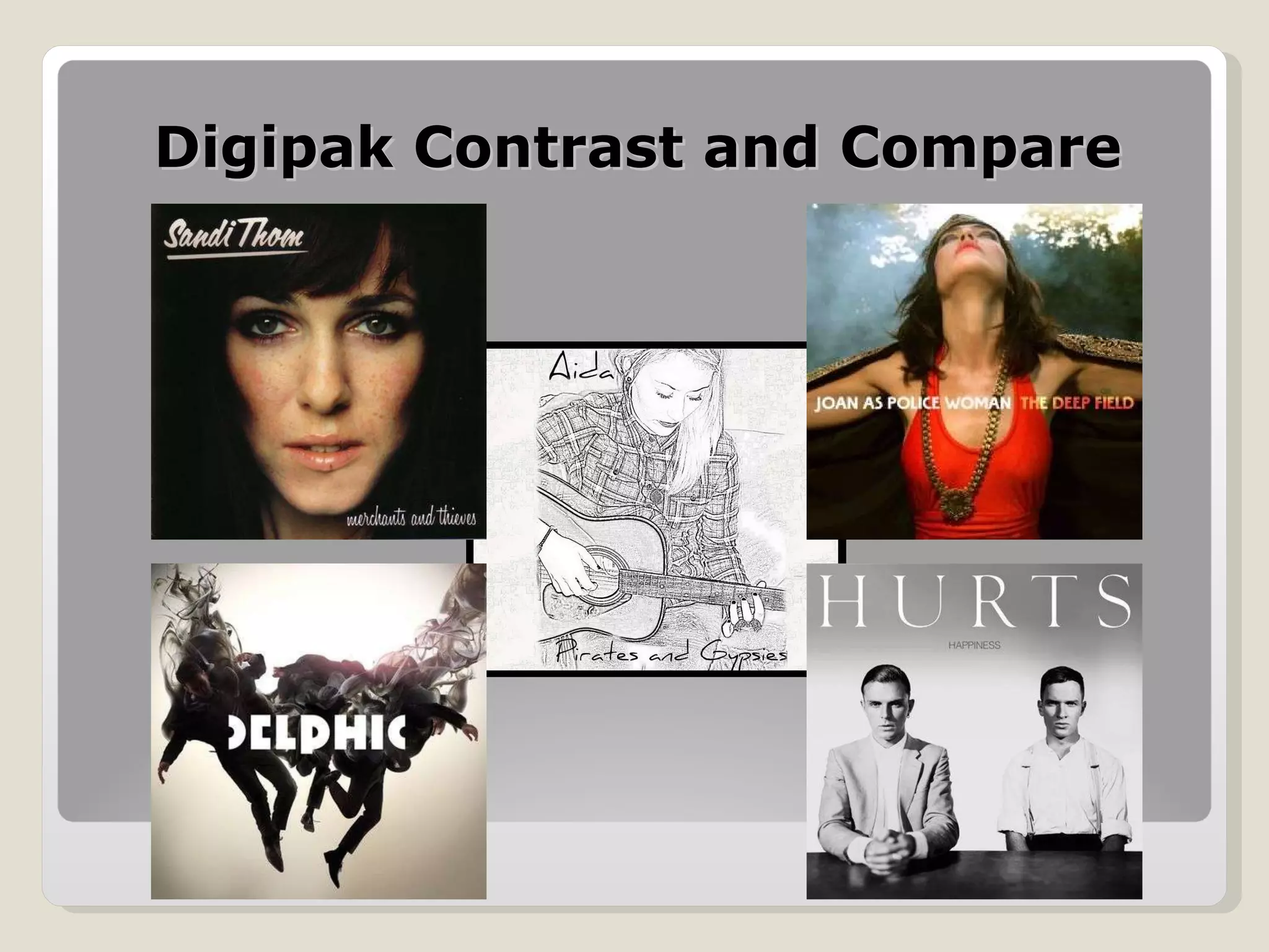 Digipak Contrast and Compare 