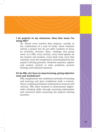 2 project based learning handbook | PDF